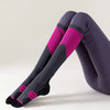 Feather Compression Purple Socks