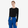 Black Classic Long Sleeve Underscrub Side