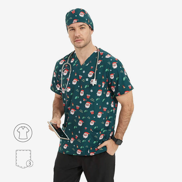 Elodie V-Neck Scrub Top