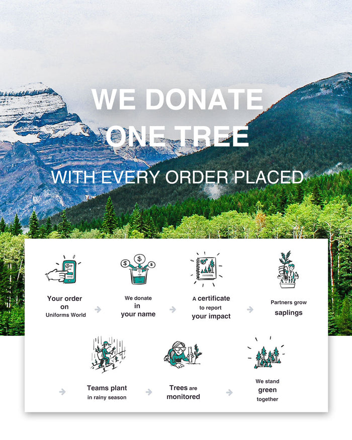 Plant Tree Together & Uniforms World Bands Planting process