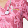 Romance V-Neck Scrub Top - NBCAM
