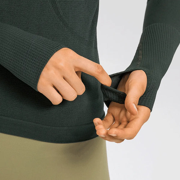 Army Green Fashion Long Sleeve Underscrub