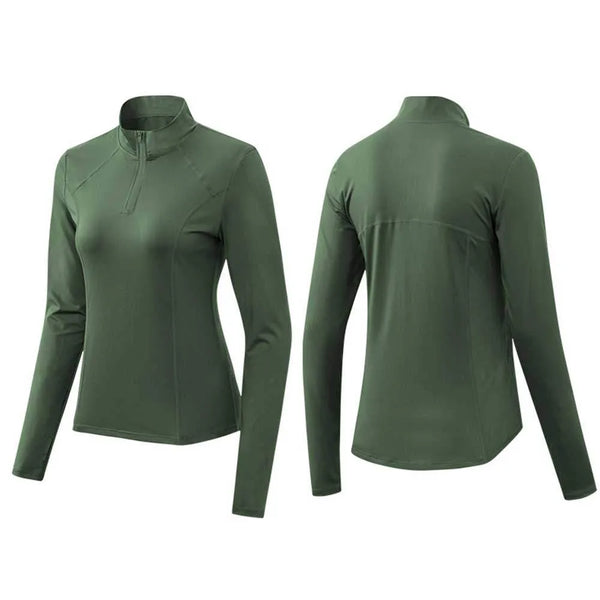 Army Green Ganei Long Sleeve Underscrub Back