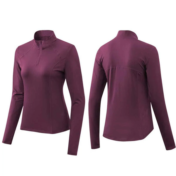 Burgundy Ganei Long Sleeve Underscrub Back