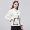 Origins White Fleece Jacket