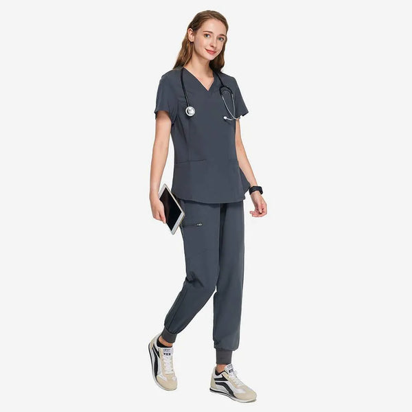Dabney Set Dark Grey Scrubs