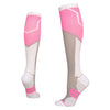 Feather Pink Compression Socks