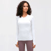 White Fashion Long Sleeve Underscrub