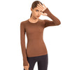 Brown Fashion Long Sleeve Underscrub