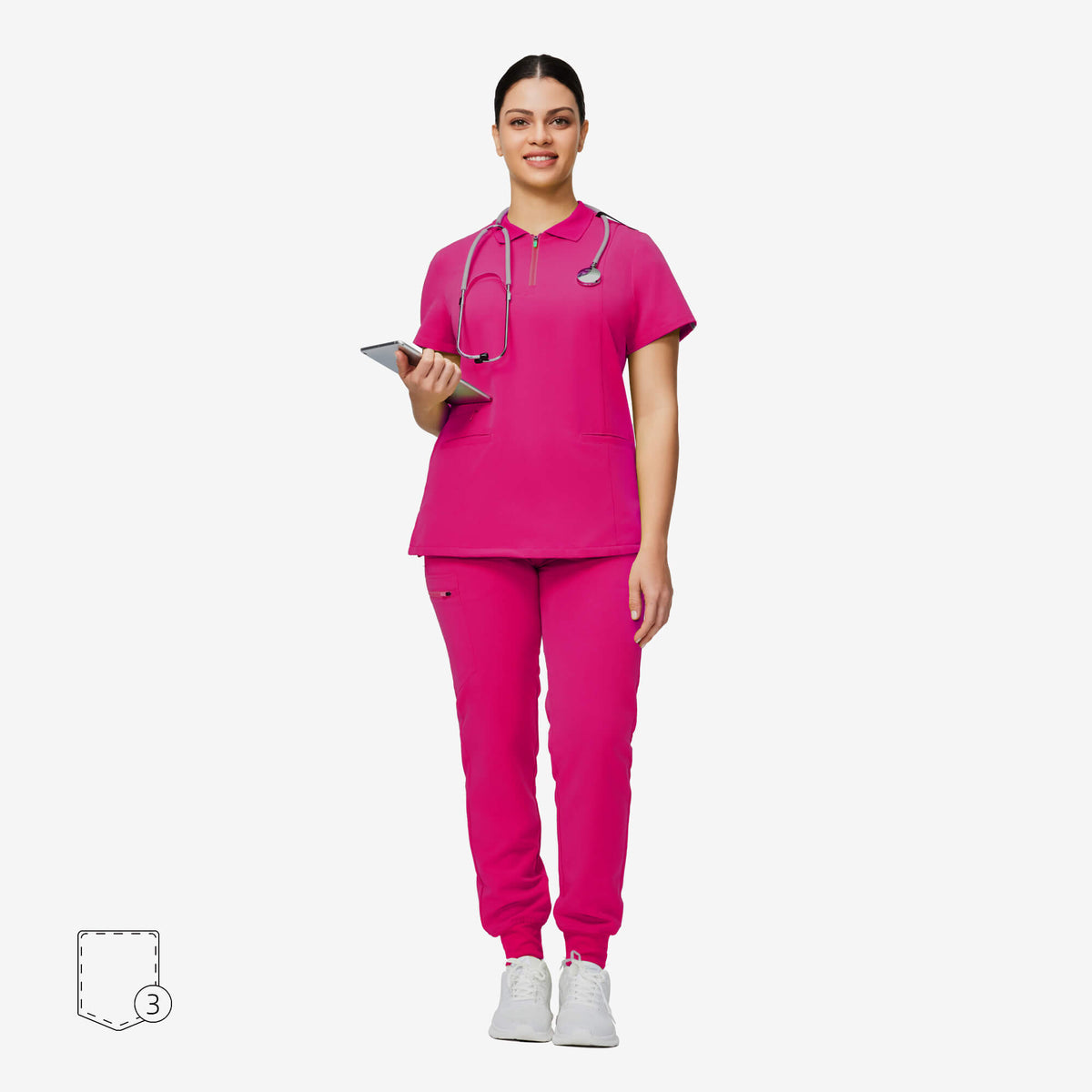 Agile Collar Scrub Top Uniforms World
