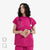 Avant Expansive Fit Virtual Pink Scrub Top Front