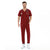 Burgundy scrubs--Uniforms World
