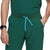 Virtis Set Hunter Green Scrubs Pant Pockets