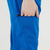 Eva Set Royal Blue Scrubs Pants Zipper pocket