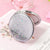 Sand-textured Compact Mirror Silver