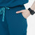 Ville Classic Set Caribbean Blue Scrubs Pant Pockets